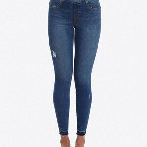 ✅ NWT SPANX DISTRESSED DENIM LEGGINGS‎ SMALL